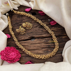 Vriksham Classic Gold Bead Charm Beaded Neckpiece-G20648