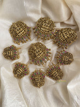 Gold Alike Nakshi Temple Jada Billai with Ghungroo - G11446