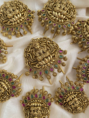Gold Alike Nakshi Temple Jada Billai with Ghungroo - G11446