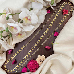 Vriksham Traditional Gold-Finished Kasu Hip Chain-G21343