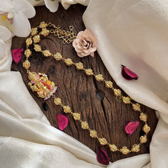 Vriksham Traditional Gold Polish Ganapati Mogappu Chain-G17784