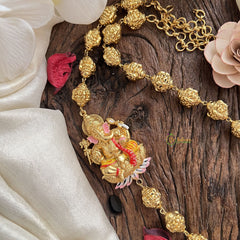 Vriksham Traditional Gold Polish Ganapati Mogappu Chain-G17784