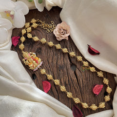 Vriksham Traditional Gold Polish Ganapati Mogappu Chain-G17784