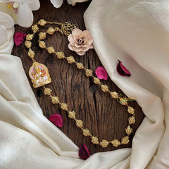 Vriksham Traditional Gold Polish Saraswati Mogappu Chain-G17785