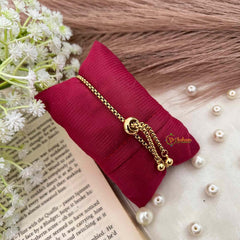 Vriksham Celestial Gold Charm Celestial & Gold Charm Inlay & Hollow Star Link Bracelet Watch-G21980