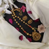 Vriksham Gold Look Alike Krishna Pendant Beaded Mala-G17025