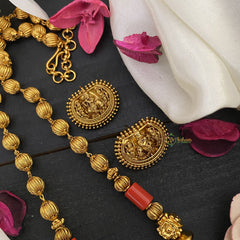 Vriksham Gold Look Alike Krishna Pendant Beaded Mala-G17025