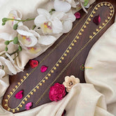 Vriksham Premium Leaf CutWork Champ Gold-Finished Hip Chain-G21349