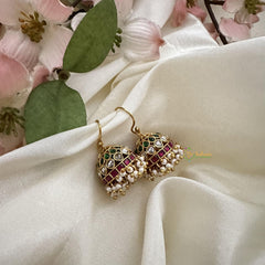 Jadau Kundan Hook Jhumka-J2456