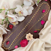 Vriksham Antique Circle CutWork Champ Gold-Finished Hip Chain-G21351