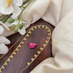 Vriksham Classic Temple Champ Gold-Finished Hip Chain-G21353