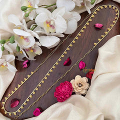 Vriksham Classic Temple Champ Gold-Finished Hip Chain-G21353