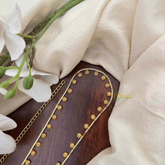 Vriksham Round Star Champ Gold-Finished Hip Chain-G21354