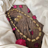 Vriksham Traditional Bridal Gold Ruby-Emerald Inspired Beaded Neckpiece–G20653