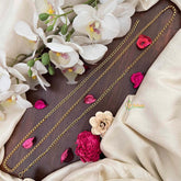 Vriksham Simple Gold-Finished Chain Style Hip Chain-G21358