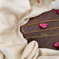 Vriksham Simple Gold-Finished Chain Style Hip Chain-G21358