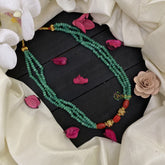 Vriksham Exquisite Aqua Green Beaded Mala-G17021