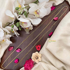 Vriksham Antique Dock Lock Gold-Finished Chain Style Hip Chain-G21359