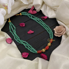 Vriksham Exquisite Aqua Green Beaded Mala-G17021