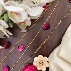 Vriksham Doted Gold-Plated Hip Chain-G21363