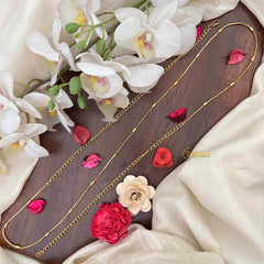 Vriksham Dot Style Gold-Plated Saree Hip Chain-G21361