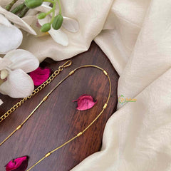 Vriksham Dot Style Gold-Plated Saree Hip Chain-G21361