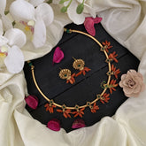 Vriksham Premium Hasli Choker-Coral-G17019