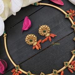 Vriksham Premium Hasli Choker-Coral-G17019
