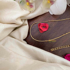 Vriksham Doted Gold-Plated Hip Chain-G21363