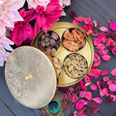 Vriksham Elegant Small Size Metal Masala Dabba-RG21371