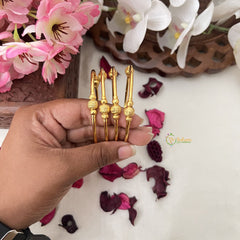 Vriksham Gold Look Alike Kada Style WIth Balls Daily Wear Bangles -G18016