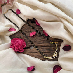 Vriksham Divine Spark Round Modern AD Stone Mangalsutra-G20628