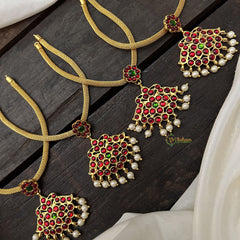 Vriksham Attgai Nanu Pathakam Necklace Return Gift-Pearl-RG200