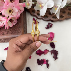 Vriksham Gold Look Alike Designer Kada Square White Stone Daily Wear Bangles-G18021