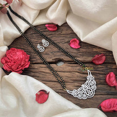 Vriksham Forever Shine Floral AD Stone Mangalsutra-G20634