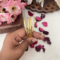 Designer Gold Look Alike Daily Wear Bangles-G13171