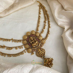 Premium Temple Jada Bun Billai with Maatil - Ghungroo Maatil - G11470