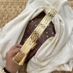 Vriksham Exquisite Gold Look Alike AD Stone Hipbelt-Green-G17653