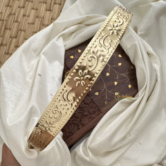 Vriksham Exquisite Gold Look Alike AD Stone Hipbelt-Red-G17654