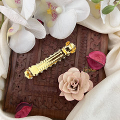 Vriksham Kundan Hair Clip-Square-H978