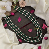 Vriksham Elegant 3 Layer Green Beaded Mala-G17052