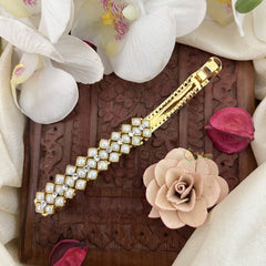 Vriksham Kundan Hair Clip-Square-H978