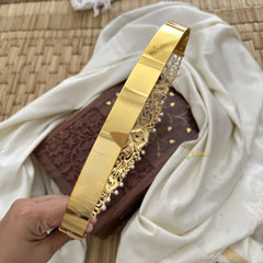 Vriksham Exquisite Peacock Bridal American Diamond Hipbelt-Green-G17648