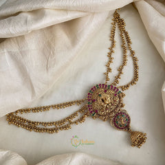 Gold Look Alike Mayil Jada Bun Billai Maatil - Ghungroo Maatil - Jhumka - G11485