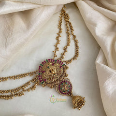 Gold Look Alike Mayil Jada Bun Billai Maatil - Ghungroo Maatil - Jhumka - G11485