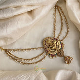 Antique Lakshmi Jada Bun Billai Maatil - Pearl Maatil - Jhumka - G11501