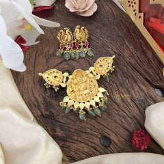 Gold Look Alike Jadau Kundan Lakshmi Choker-J2486