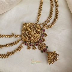 Bridal Lakshmi Jada Bun Billai with Maatil -Ghungroo Maatil - Jhumka - G11462
