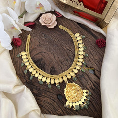 Lakshmi Pendant Jadau Kundan Neckpiece-J2476