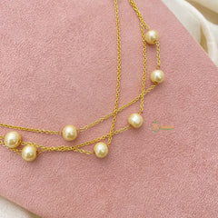 Vriksham Elegant Off White Beaded Mala-G17030